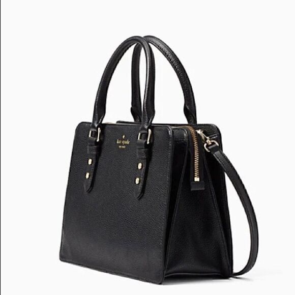 KATE SPADE mulberry street lise satchel black New with tag - Picture 6 of 9